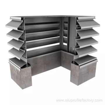 Aluminum Extruded Louver Profiles for Engineering